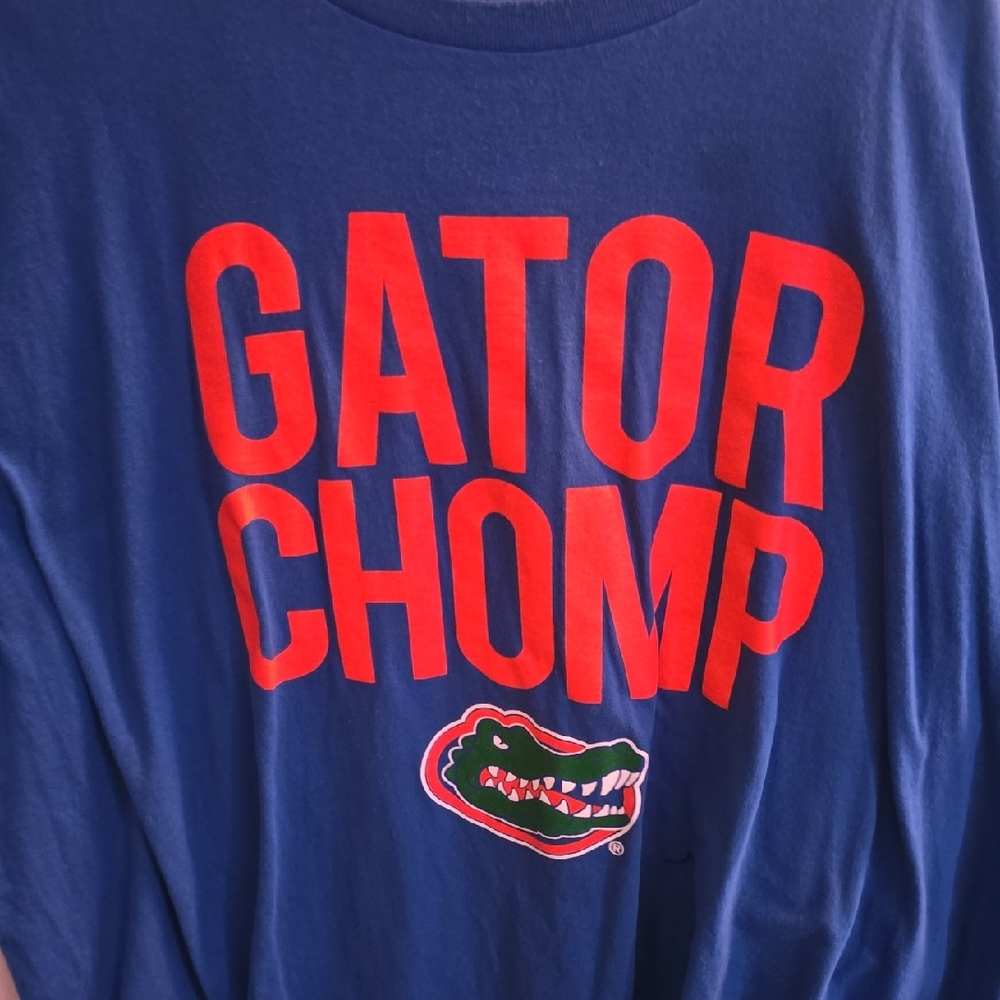 Tory Burch Blue and Red Gator Tee